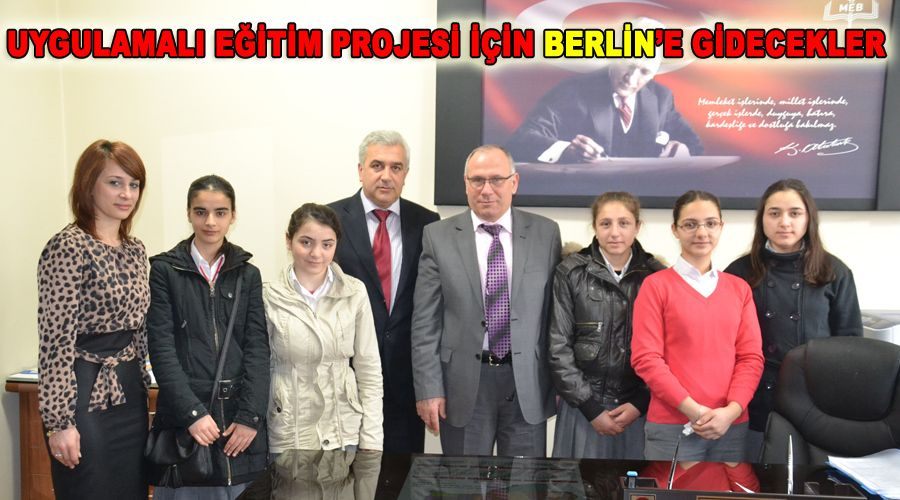 Uygulamalı eğitim projesi için Berlin’e gidecekler 