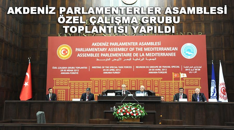 Akdeniz Parlamenterler Asamblesi Özel Çalışma Grubu Toplantısı yapıldı 