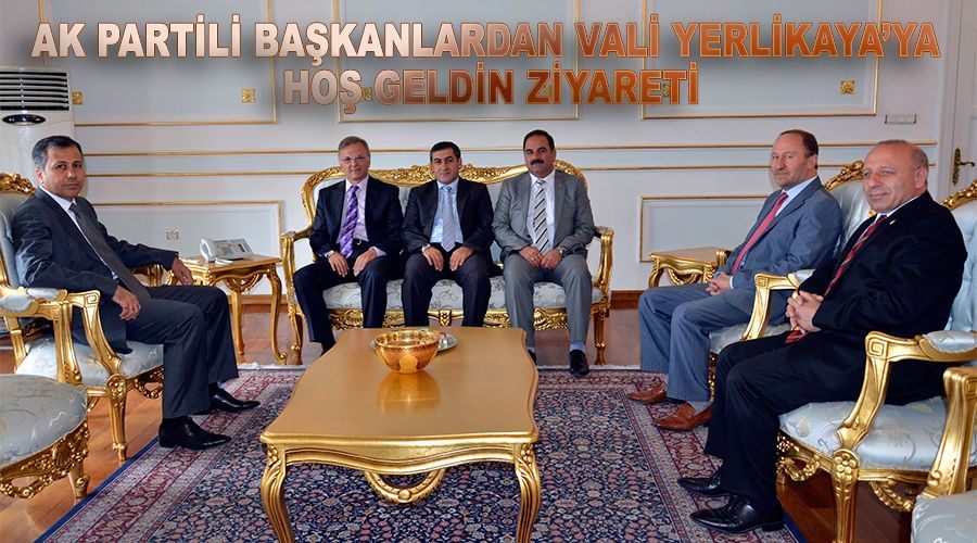 AK Partili Başkanlardan Vali Yerlikaya’ya hoş geldin ziyareti 