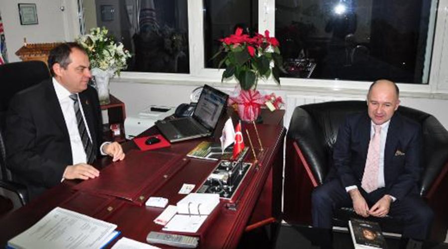 Başkan Dalgıç ile belediyede görüştü 