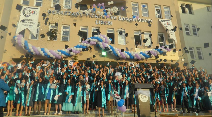 ÇTSO Lisesi 270 öğrencisini mezun etti 
