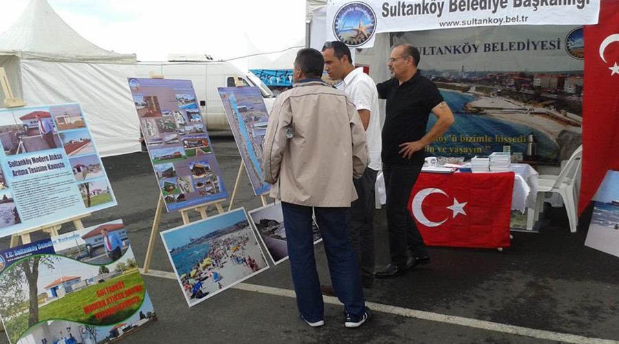 Sultanköy standına yoğun ilgi 