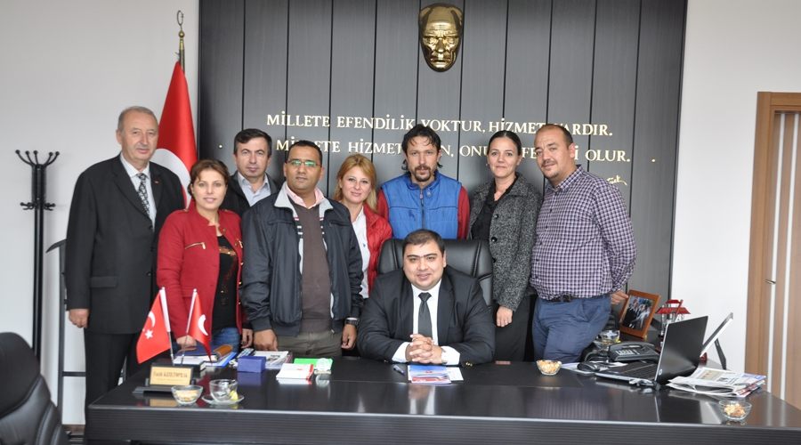  Gazetecilerden Kaymakam Kızıltoprak’a ziyaret