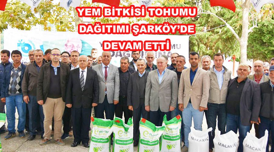 Yem bitkisi tohumu dağıtımı Şarköy
