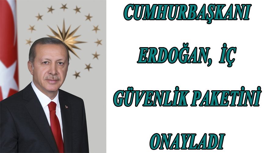 Erdoğan, İç Güvenlik Paketi