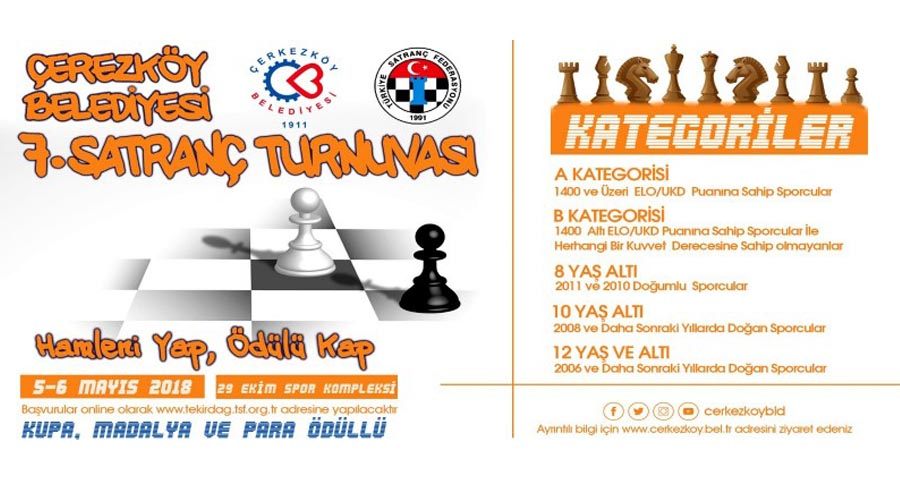 Satranç turnuvası düzenlenecek