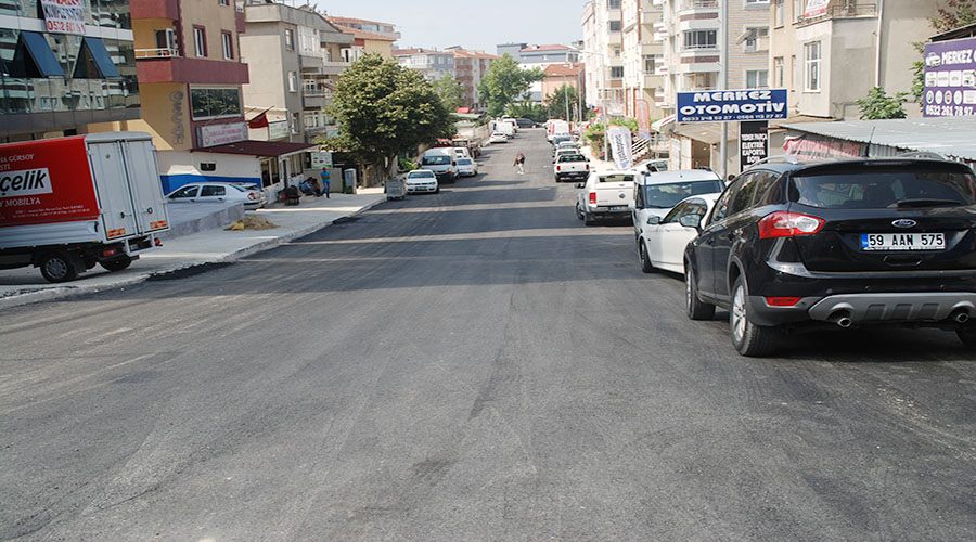 Genişletilen Çolakoğlu Sokak asfaltlandı