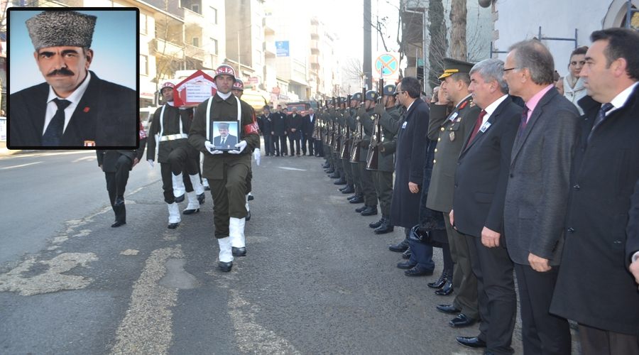  Kıbrıs Gazisi Kaya son yolculuğuna askeri törenle  uğurlandı