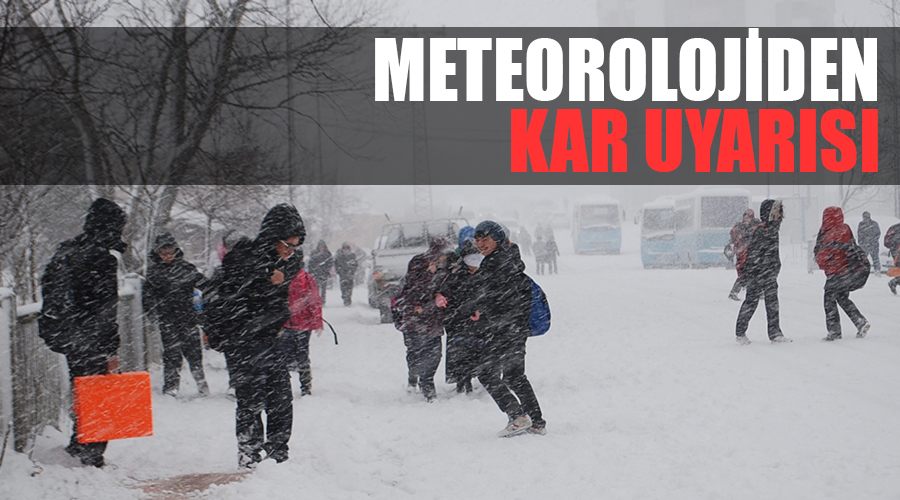 Meteorolojiden kar uyarısı