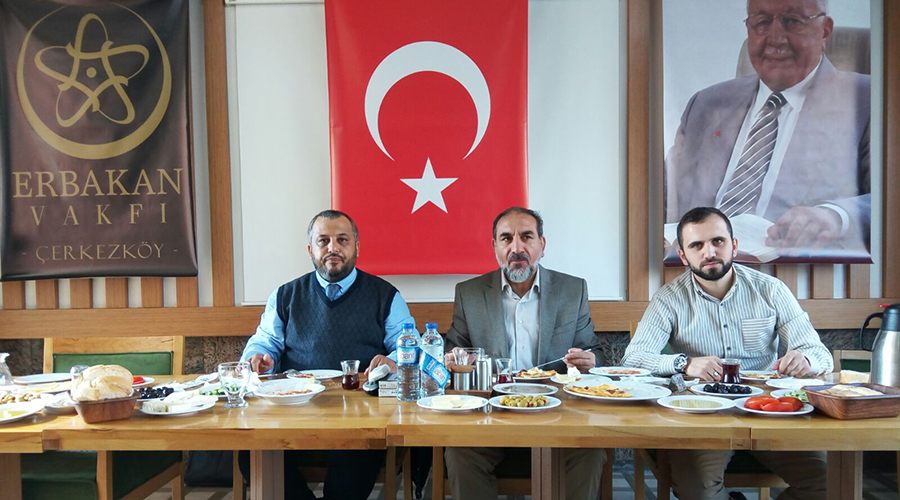 Erbakan Vakfı Çerkezköy temsilciliği istişare toplantısı gerçekleştirdi