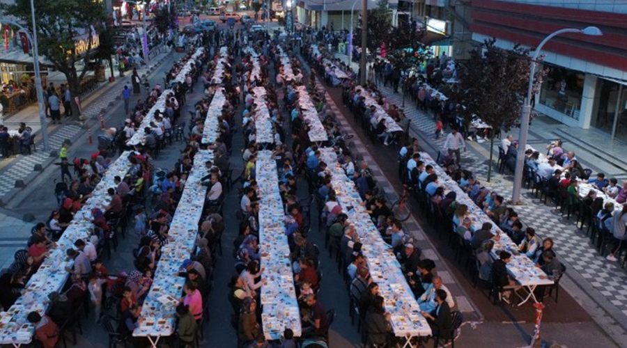 GOP sakinleri iftar sofrasında buluştu