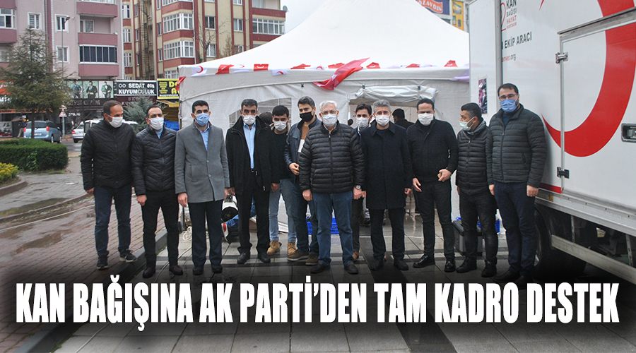 Kan bağışına AK Parti